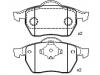 Brake Pad Set:8D0 698 151 A