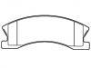 Brake Pad Set:5093183AA
