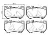 Brake Pad Set:000 420 04 04